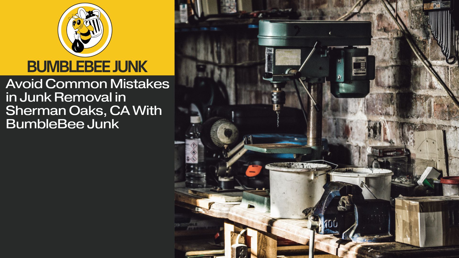 Avoid Common Mistakes in Junk Removal in Sherman Oaks, CA With BumbleBee Junk