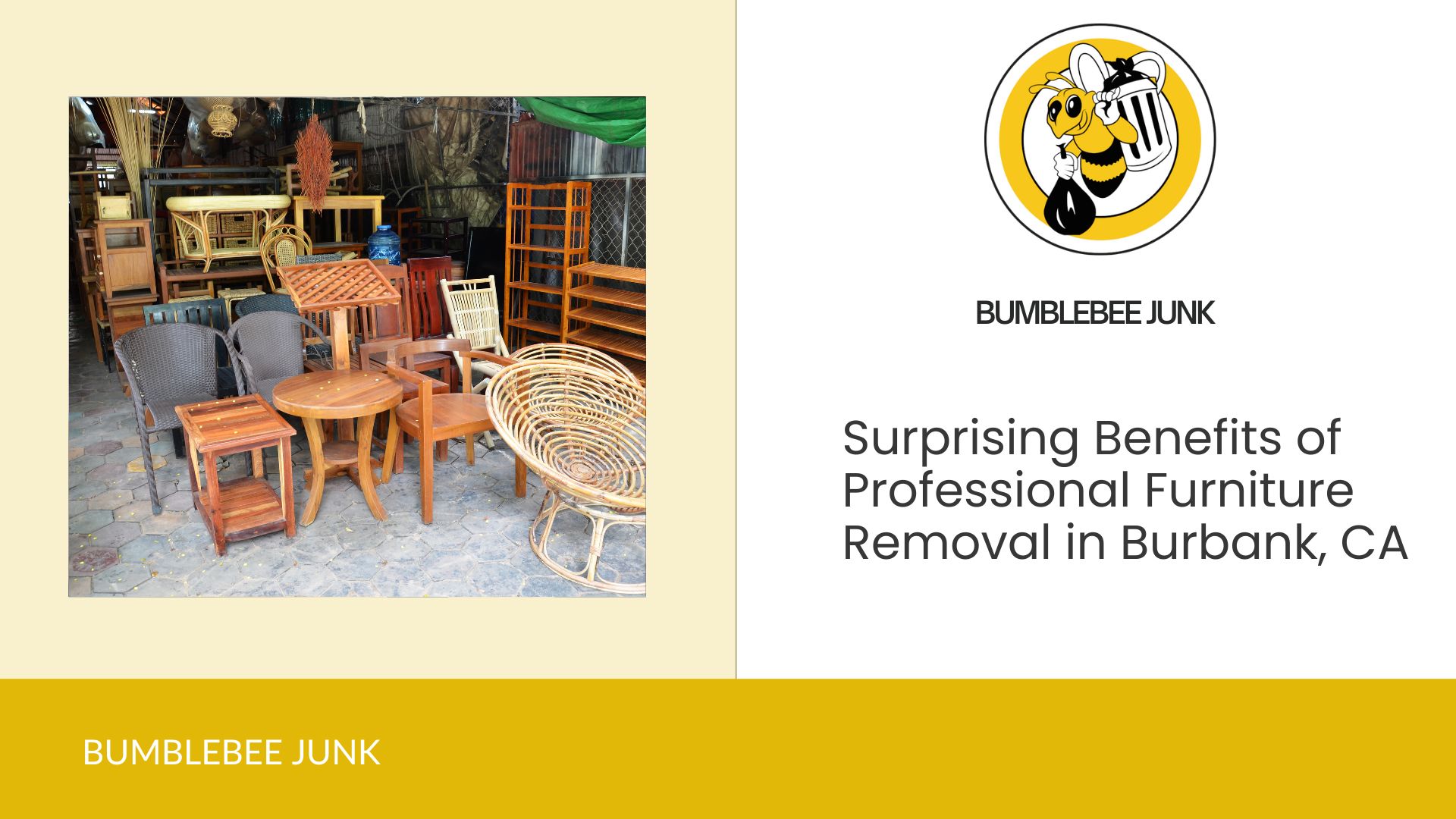 Surprising Benefits of Professional Furniture Removal in Burbank, CA