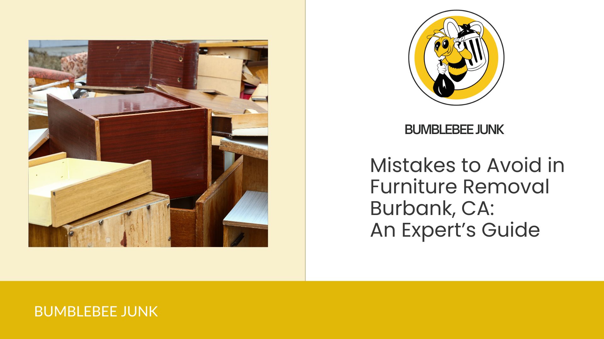 Mistakes to Avoid in Furniture Removal Burbank, CA: An Expert’s Guide