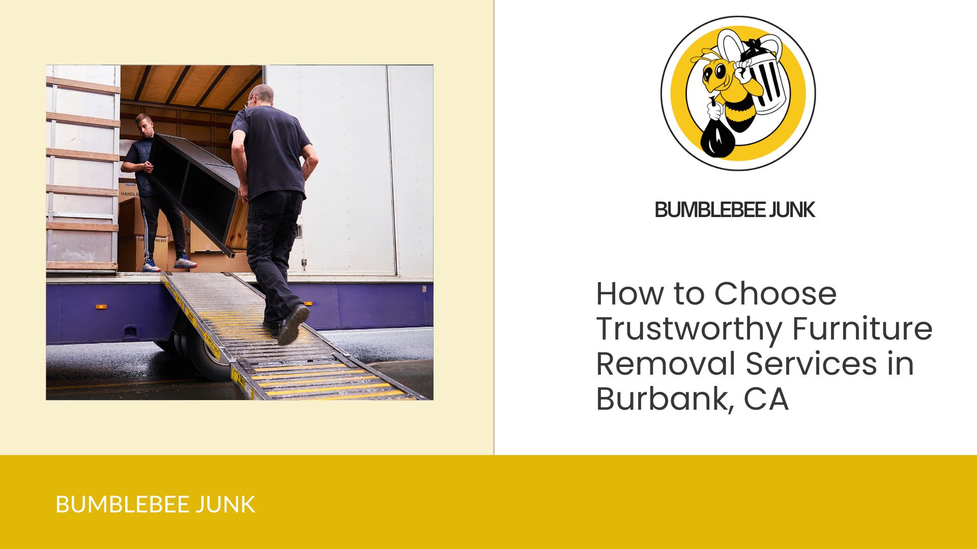 How to Choose Trustworthy Furniture Removal Services in Burbank, CA